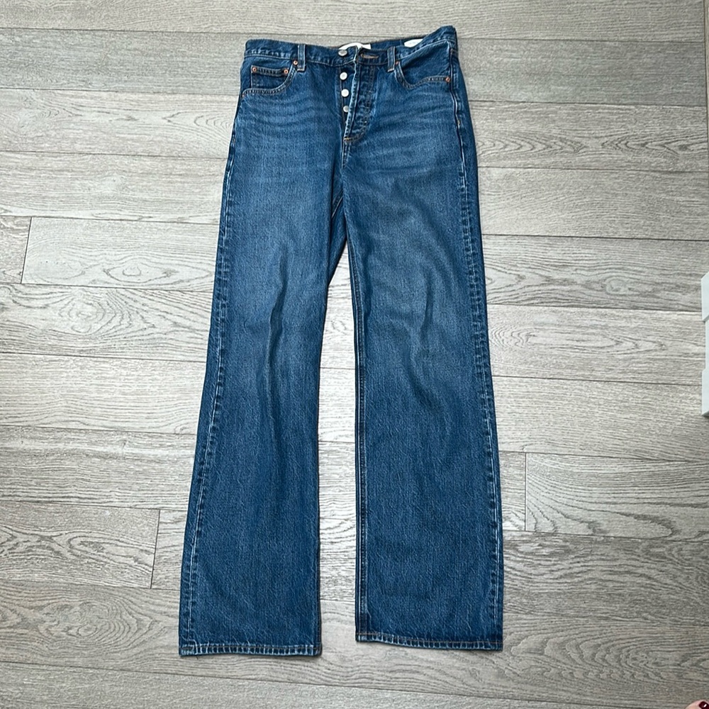 Aritzia Denim Forum straight leg jeans